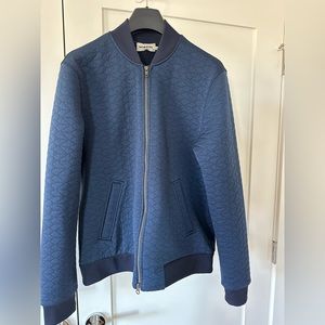 Taylor Stitch The Inverness Bomber
in Navy Knit Quilt